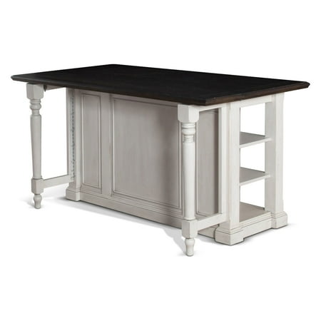 Sunny Designs Bourbon Dining Table with Kitchen Island