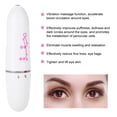 thumbnail image 2 of Riousery Electric Anti-Wrinkle Eye Massager Pen Skin Tightening Vibration Beauty Device for Dark Circles, Puffiness, and Fine Lines, Portable Face Massager Roller (White) 4.7 in / 12 cm, 2 of 9