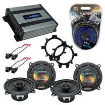 Chevy Silverado Truck 2007-2013 Speaker Upgrade Harmony R5 HA-A400.4 Amp Package