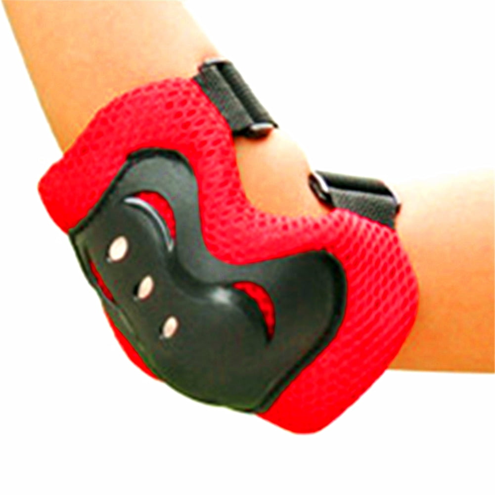 6 Pieces Kids Sports Protective Gear Knee & Elbow Pads with Wrist Guards Set for Roller Skating