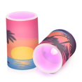 thumbnail image 2 of Electronic Candles Light Combination 3x5In, 3x4In Flameless Candles Plastic Festive Decoration Party Christmas Decoration Sunset Coconut, 2 of 7
