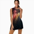 thumbnail image 2 of Colorful dust explosion texture Sports Dresses Women Tennis Dress Outdoor Badminton Golf Quick-Drying And Breathable Sports Dress, 2 of 4