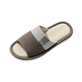 thumbnail image 3 of IEMIEMIEM Linen Slippers for Men Japanese Style Summer House Slippers Indoor Lightweight Open Toe Bathroom Slides Soft Sole Sandals for Home 10 wide, 3 of 6