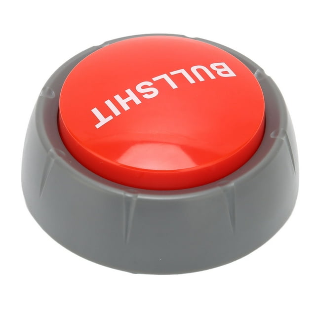 Sound Button, Low Power Consumption Press Type Funny Game Show Buzzer For Study Office Home
