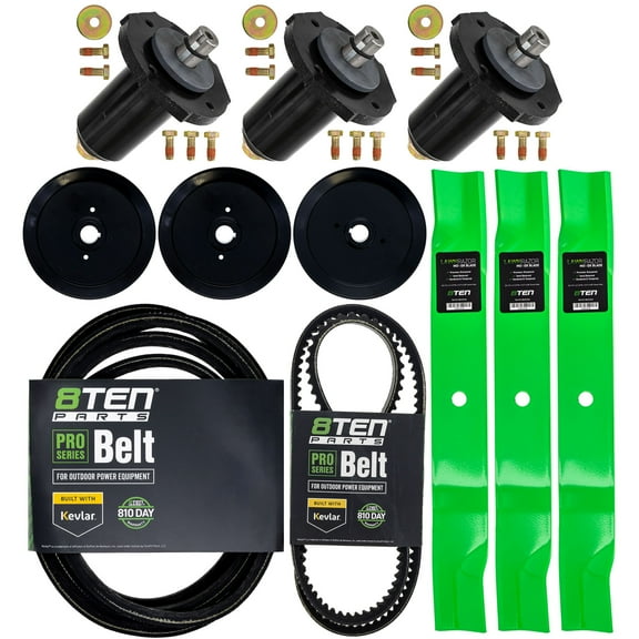 8TEN Blade Spindle Belt Kit for Ariens Gravely Apex ZT HD Pro-Turn 60 09081200 MK1013795
