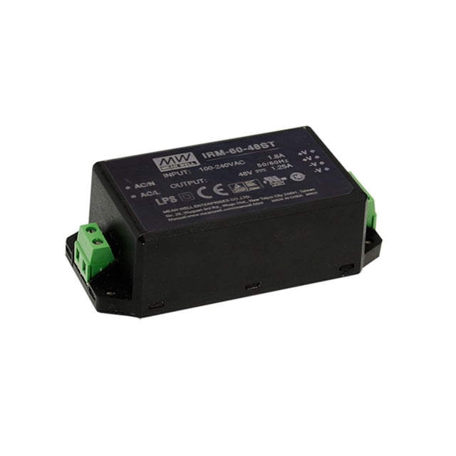 Module d'Alimentation à Sortie Unique IRM-60-5ST IRM-60-12ST IRM-60-15ST IRM-60-24ST IRM-60-48ST Type de Borne à Vis, Coupure de Surcharge