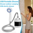 thumbnail image 5 of Ducha eléctrica portátil para exteriores (2025), cabezal de ducha recargable multiusos para camping, ideal para senderismo, playa, lavado de coches y mucho más., 5 of 5