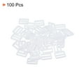 thumbnail image 3 of Unique Bargains Bright White Tri-Glide Slide Buckles Webbing Strap Fastener, 100 Pack, 3 of 5