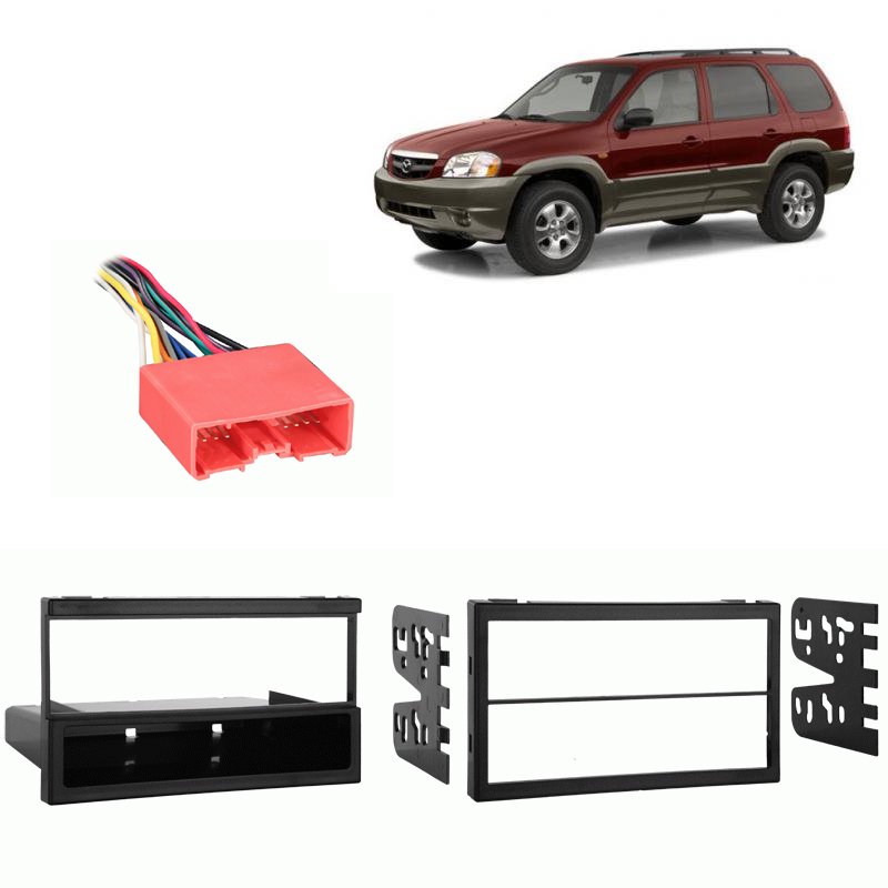 Fits Mazda Tribute 2002-2006 Multi DIN Stereo Harness Radio Install