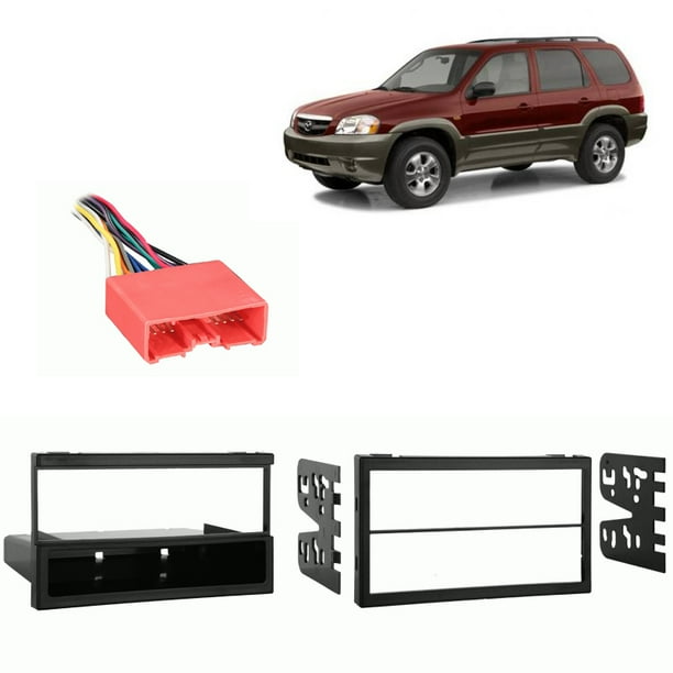 Fits Mazda Tribute 20022006 Multi DIN Stereo Harness Radio Install