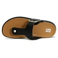 thumbnail image 3 of FitFlop Womens Gen FF Buckle Toe Post Leather Sandals, 3 of 4