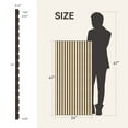 thumbnail image 5 of Upick MDF Acoustic Wall Panels Sound Absorbing, 4 Pack 48 x 24 inch Sound Proof Foam Wall Panels & Wood Slat Wall Panels for Interior Wall Decor, Oak, 5 of 7