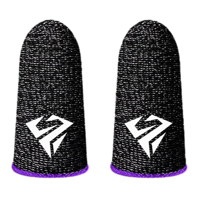 1 Pair For Gaming Finger Sleeve Breathable Fingertips Sweatproof Anti-slip Fingertip Cover