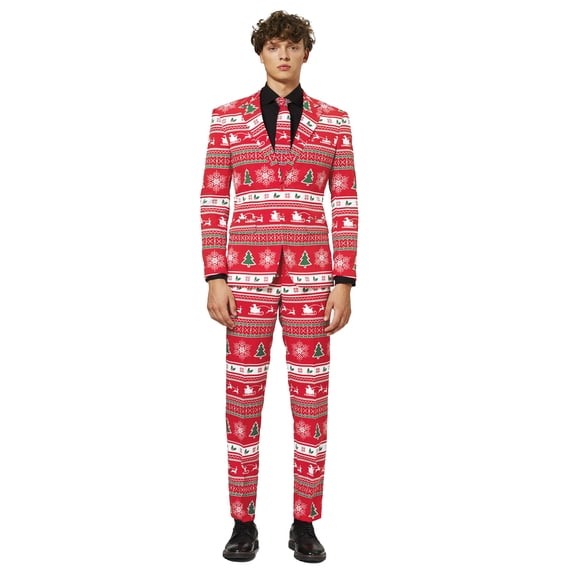 OppoSuits Men's Winter Wonderland Christmas Suit