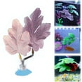 thumbnail image 2 of Artificial Reptile Terrarium Decor Leaves with Suction Cup, Fake Reptile Habitat Plants for Bearded Dragon Gecko Lizard Turtle Tank, Lifelike Reptile Hiding Climbing Foliage, 2 of 7