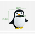 thumbnail image 5 of Un cepillo de dientes de pingüino, estante de pared, nuevo control remoto de escritorio gratuito perforado, llave de maquillaje, almacenamiento de cocina negro JAMW Sencillez, 5 of 5