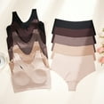 thumbnail image 4 of Women's Sports Bra Set - Vest Style No Underwire, Removable Pad, Upper Bracket Gathering, S-XL, 4 of 5