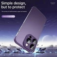 thumbnail image 6 of for iPhone 15 Pro Max Frameless Bumper Case with Camera Lens Protector, Slim Fit No Back No Frame Design TPU Bumper Compatible with MagSafe Excellent Heat Dissipation (Purple), 6 of 14
