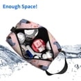 thumbnail image 4 of Uemuo Funny Chicken Pattern Portable Toiletry Bags with Handle, Waterproof travel Make up Bags for Women, Large Capacity Travel Cosmetic Bags, 4 of 9