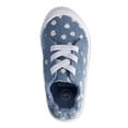 thumbnail image 5 of Wonder Nation Little Girl & Big Girl Canvas Bump Toe Sneakers, 5 of 6