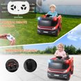 thumbnail image 3 of Lazy Buddy Kids Ride On Car 12V  Electric Powered Red Fire Truck Toy w/ Remote Control, LED Lights, Siren for Toddler 3+, 3 of 8
