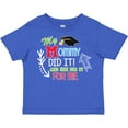 thumbnail image 3 of Inktastic My Mommy Did It and She Did It for Me with Graduation Cap Boys Toddler T-Shirt, 3 of 5