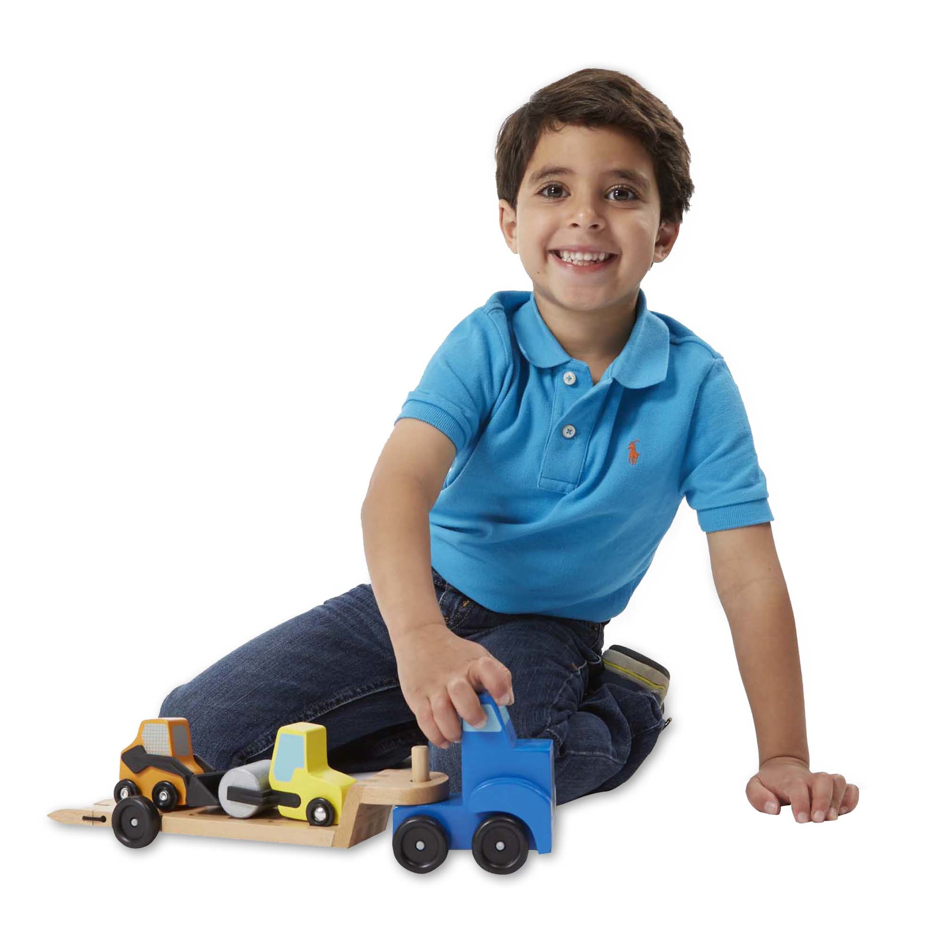 Melissa and doug low loader discount