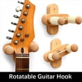 thumbnail image 4 of 3X Soporte de Pared para Colgar Guitarra, Soporte de Gancho Ajustable para Guitarra Soporte de Pared para Guitarra para Bajo EléCtrico AcúStico Guitarras Ukelele, 4 of 5