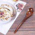thumbnail image 3 of Cucharas de sopa de madera, 6 piezas 7.84 pulgadas cucharas de ramen japonesas redondas Afortunado Sencillez, 3 of 3