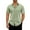 7#Green, variant on JXMVOJ Men's Polyester Summer V-Neck Short Sleeve Shirt Casual Breathable Blouse Outdoor Daily Fashion