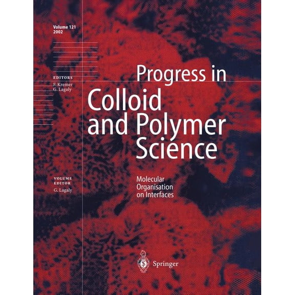 Progress in Colloid and Polymer Science Molecular Organisation on Interfaces, Book 121, (Paperback)