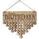 thumbnail image 1 of Placa de cuenta regresiva de madera Placa de calendario natural elegante ambiente cálido decoración de la pared artesanía para bodas regalos de fiesta de la boda JM01091 kenally HA011602-05, 1 of 7