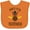 Orange, variant on Inktastic Thanksgiving Mimi Little Turkey Boys or Girls Baby Bib