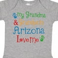thumbnail image 4 of Inktastic Arizona Grandma Grandpa Love Me Boys or Girls Baby Bodysuit, 4 of 5