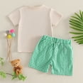 thumbnail image 6 of GXWEA Baby Boy Sets 2T Boys Clothes Toddler Baby Boys Clothes Set Short Sleeve T-Shirt And Shorts Summer 2 Pcs Outfit, 6 of 9