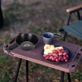 thumbnail image 3 of Steel Camping Bowl 250ml Stainless Steel Bowl with Handle for RV Travel Camping Backpacking Engraved Bottom Pattern Black, 3 of 7