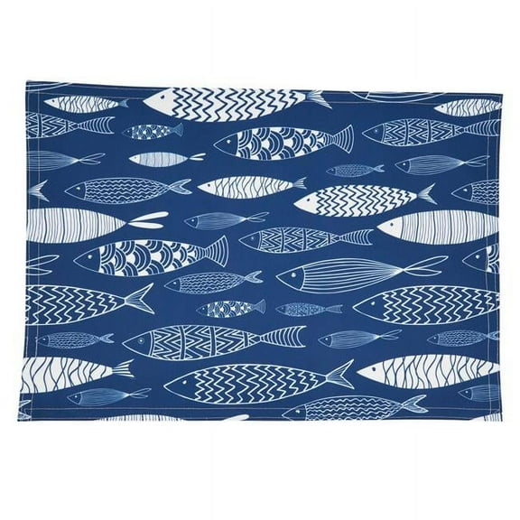 Saro Lifestyle Fish Design Placemat (Set of 4)