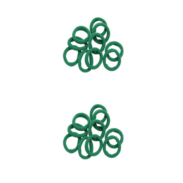 Anillos para el cabello Sonducket 20 piezas Alta elasticidad Verde 2Conjunto