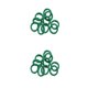 thumbnail image 1 of Anillos para el cabello Sonducket 20 piezas Alta elasticidad Verde 2Conjunto, 1 of 6