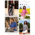 thumbnail image 6 of MOYIKO Womens Oversized T Shirts Crew Neck Short Sleeve Summer Trendy Tops Loose Fit Tee, 6 of 7
