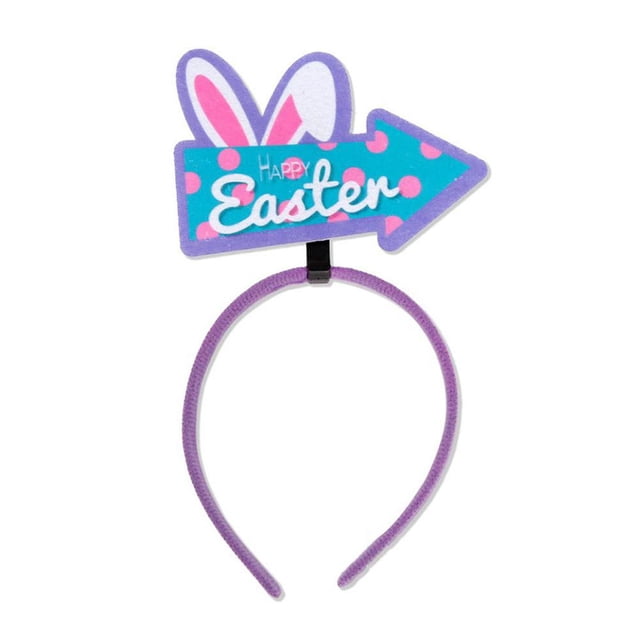 Rtyweth Easter Bunny/Chick Ear Headbands For Kids Adult,Cosplay Costume Accessories Kid's Hair Band For Holiday Easter Bi Rabbit Ear R5V2