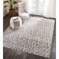 thumbnail image 2 of Eclectic Essentials Gray Bohemian Botanical Area Rug, 2 of 4