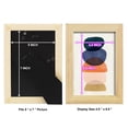 thumbnail image 4 of Mod Pods I -Framed Print w/glass-Natural Wood, 4 of 8