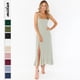 thumbnail image 2 of Gran oferta de verano, nueva ropa elegante y de moda europea y americana, temperamento, vestido con abertura, falda francesa de alta gama, 2 of 5