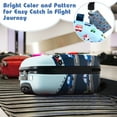thumbnail image 4 of Costway 5 PCS Kids Luggage Set with Backpack Neck Pillow Luggage Tag Lunch Bag Wheels Blue, 4 of 10