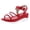 Red, variant on Vedolay Casual Sandals Sandals Women Dressy Summer Flat Arch Support Wide Width Orthopedic Slide Shoes,White 7.5