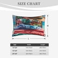 thumbnail image 4 of Goofa Tropical Vacation Essentials Pattern Pillow Case – Plush & Soft Cushion Cover, Hypoallergenic Throw Pillow Case for Comfortable Sleep with Envelope Closure-14"x20", 4 of 6