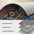 thumbnail image 5 of Lalado 8ft x 10ft Area Rugs for Living Room Washable Rugs Boho Floral Carpet Soft Low Pile Non-Slip Rug for Bedroom Dining Room Indoor Vintage Home Decor, Red, 5 of 11