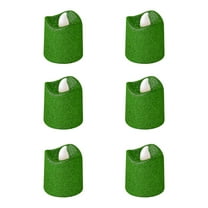 Cheapark 6-Piece Christmas LED Electronic Candles - Romantic Warm Light for Holiday Ambiance, Festive Decor for Xmas Home