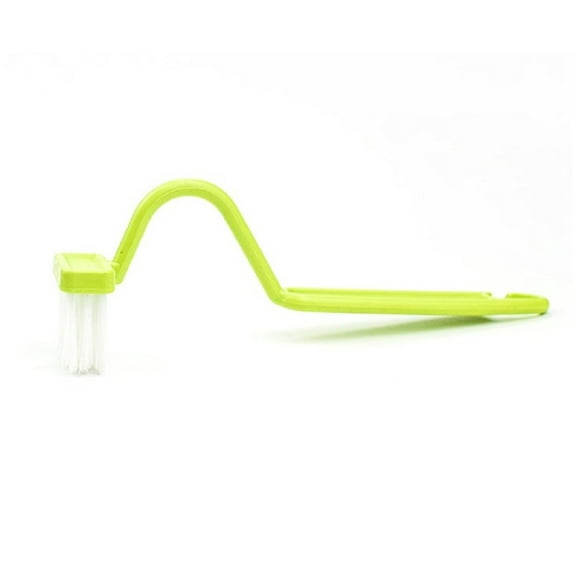 Homea S-Type Curved Toilet Brush with Bent Handle - Under Rim Cleaning Tool for Hard-to-Reach Areas - Soft Bristles, Deep Clean, Comfortable Grip - 8 inch Long, PP Material